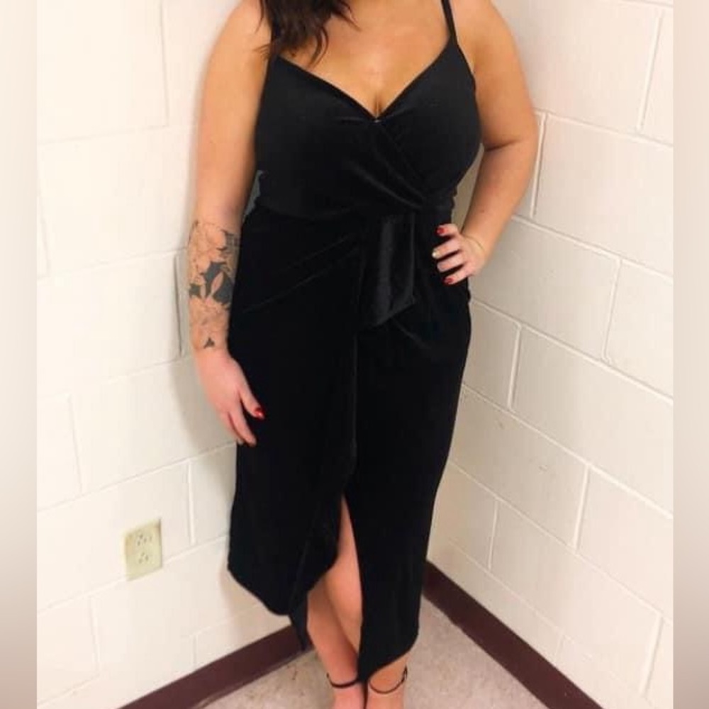 Black Velvet Dress